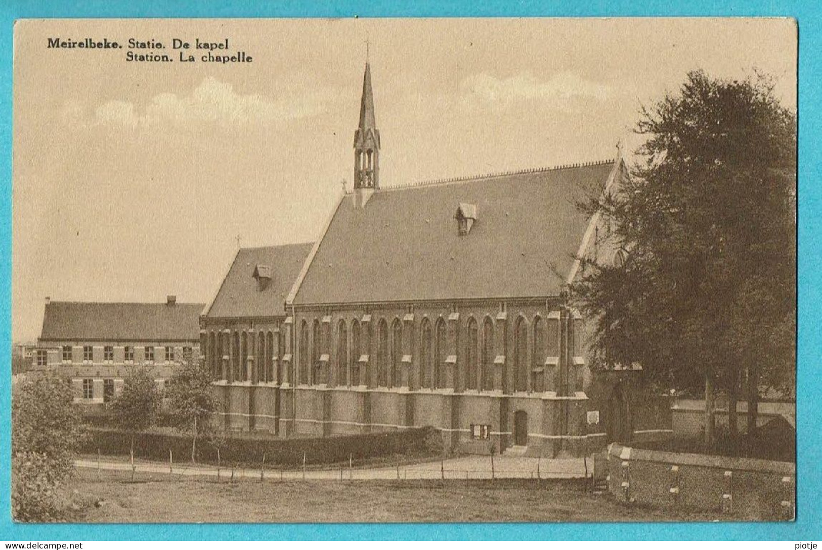 * Merelbeke - Meirelbeke (Gent - Oost Vlaanderen) * (J. Cruyssaert - Uitg Mw. Saindenis) Kapel, Chapelle, Statie, Old - Merelbeke