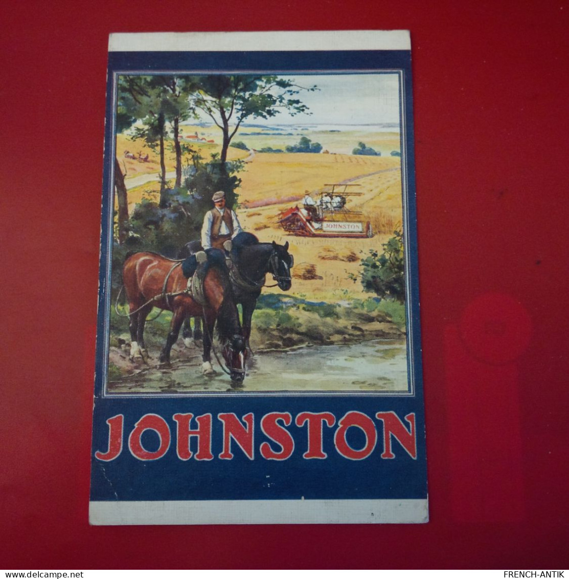 PUB MACHINE AGRICOLE JOHNSTON - Advertising