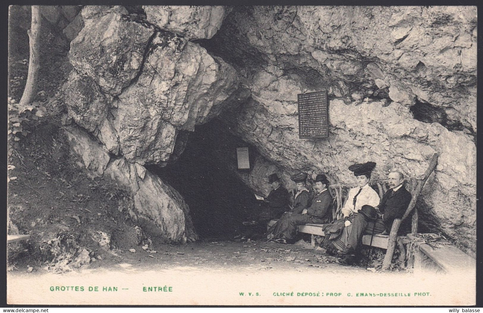 +++ CPA - GROTTES De HAN - Entrée - Carte Animée // - Rochefort