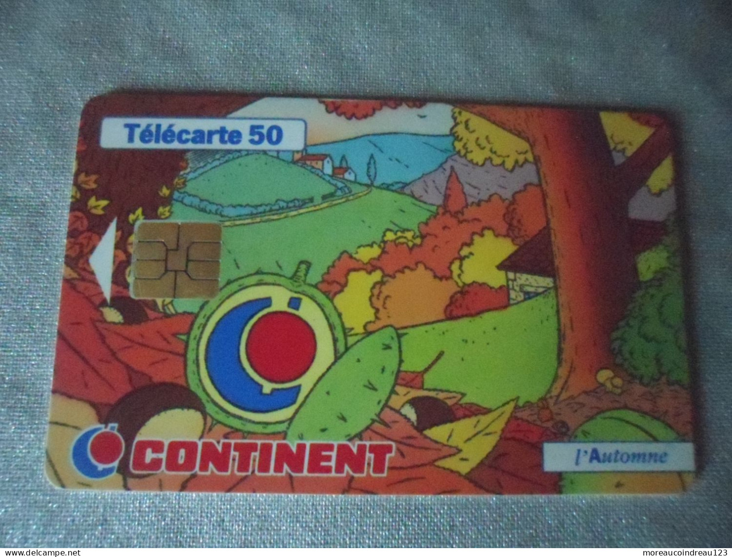 Télécarte  Continent L Automne - Alimentation