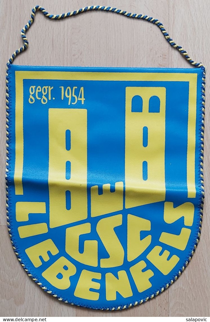 GSE Liebenfels Austria  Football club Fussball Futebol Soccer Calcio PENNANT, SPORTS FLAG ZS 1 KUT - Habillement, Souvenirs & Autres