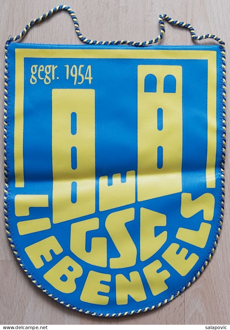 GSE Liebenfels Austria  Football club Fussball Futebol Soccer Calcio PENNANT, SPORTS FLAG ZS 1 KUT - Habillement, Souvenirs & Autres