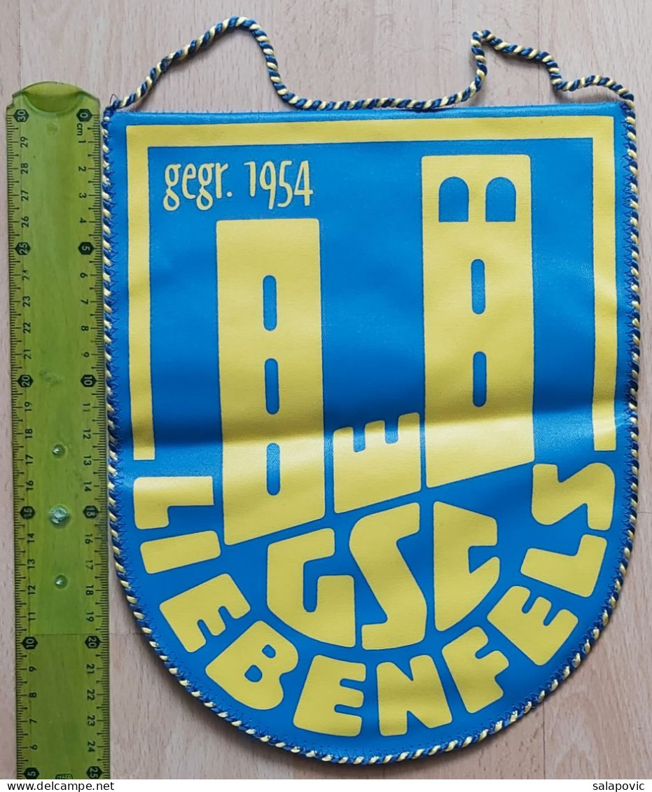 GSE Liebenfels Austria  Football club Fussball Futebol Soccer Calcio PENNANT, SPORTS FLAG ZS 1 KUT - Habillement, Souvenirs & Autres