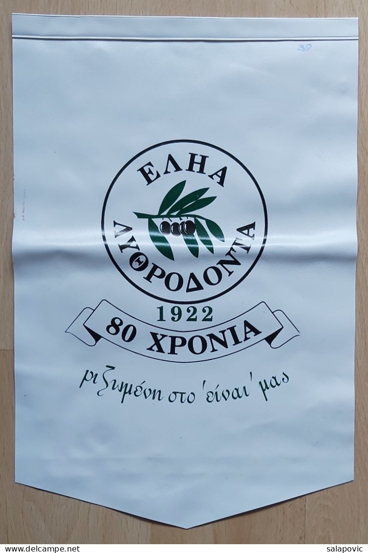 Elia Lythrodonta Cyprus  Football club Fussball Futebol Soccer Calcio PENNANT, SPORTS FLAG ZS 1 KUT - Habillement, Souvenirs & Autres