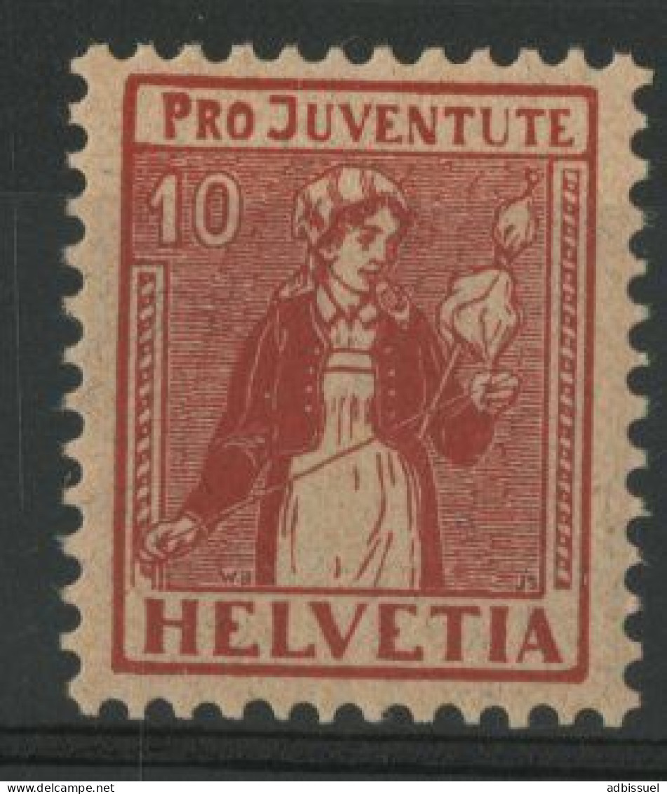 SUISSE PRO JUVENTUTE N° 156 (Mi 135/Zu 9) Cote 70 € Neuf Sans Charnière ** (MNH) Qualité TB - Nuovi