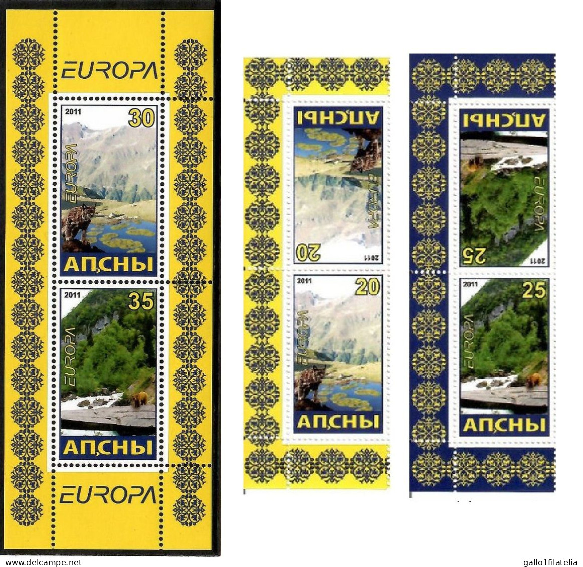 2011 - ABKHAZIA - EUROPA CEPT - LE FORESTE / THE FORESTS. MNH - 2011