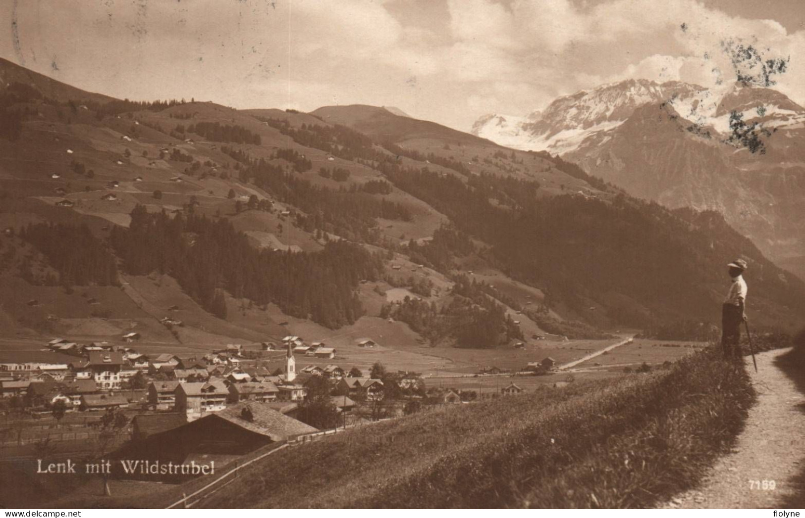 Lenk Mit Wildstrubel - Panorama Du Village - Suisse Switzerland - Lenk Im Simmental