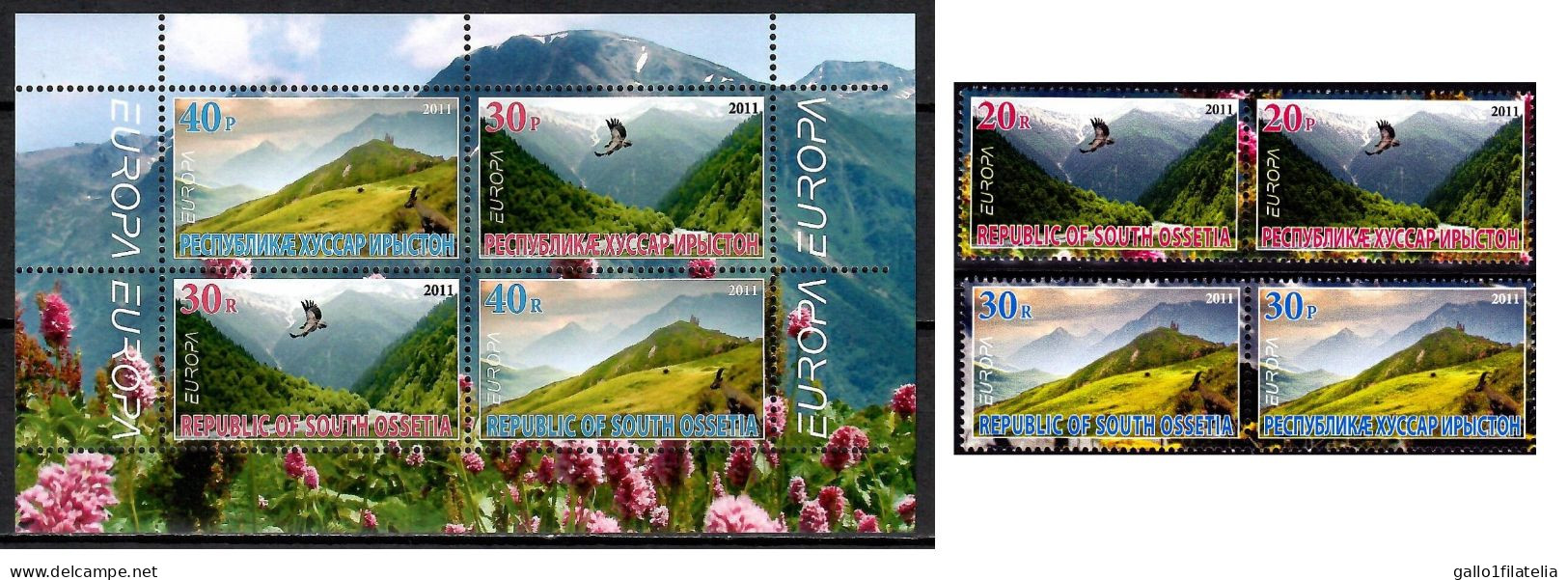 2011 - SUD OSSEZIA / SOUTH OSSETIA - EUROPA CEPT - LE FORESTE / THE FORESTS. MNH - 2011