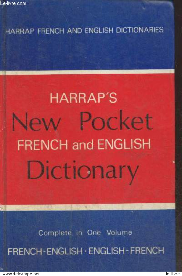 Harrap's New Pocket French And English Dictionary - Complete In One Volume : French-english / English-french - Forbes Pa - Diccionarios