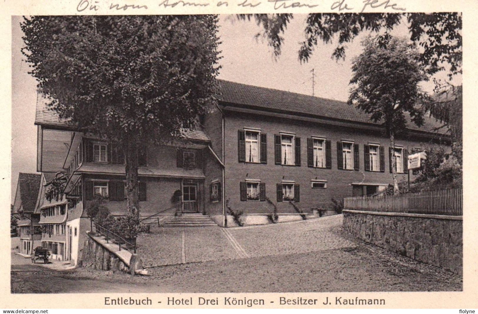 Entlebuch - Hôtel Drei Königen - Besitzer J KAUFMANN - Suisse Switzerland - Entlebuch