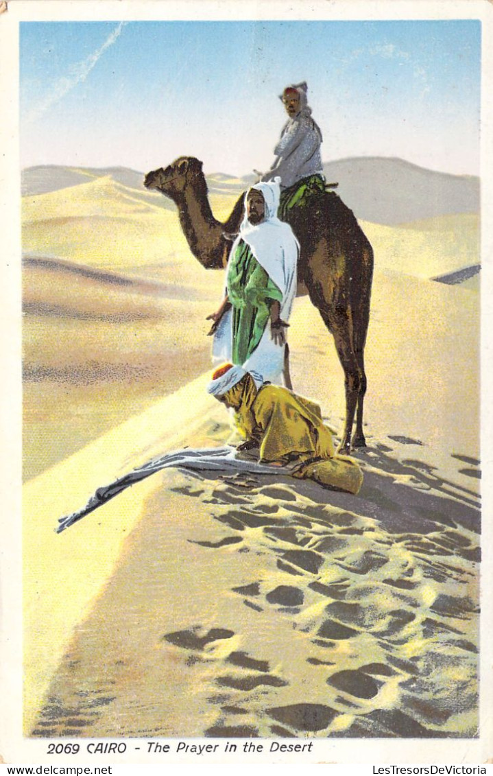 EGYPTE - LE CAIRE - The Prayer In The Desert - Carte Postale Ancienne - El Cairo