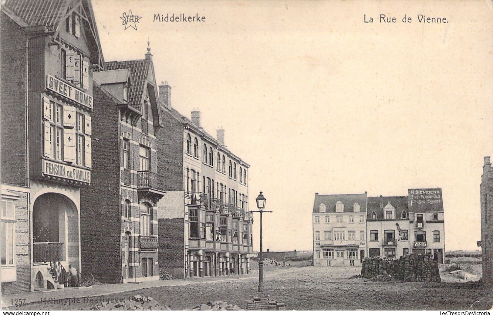BELGIQUE - MIDDELKERKE - La Rue De Vienne - Carte Postale Ancienne - Andere & Zonder Classificatie
