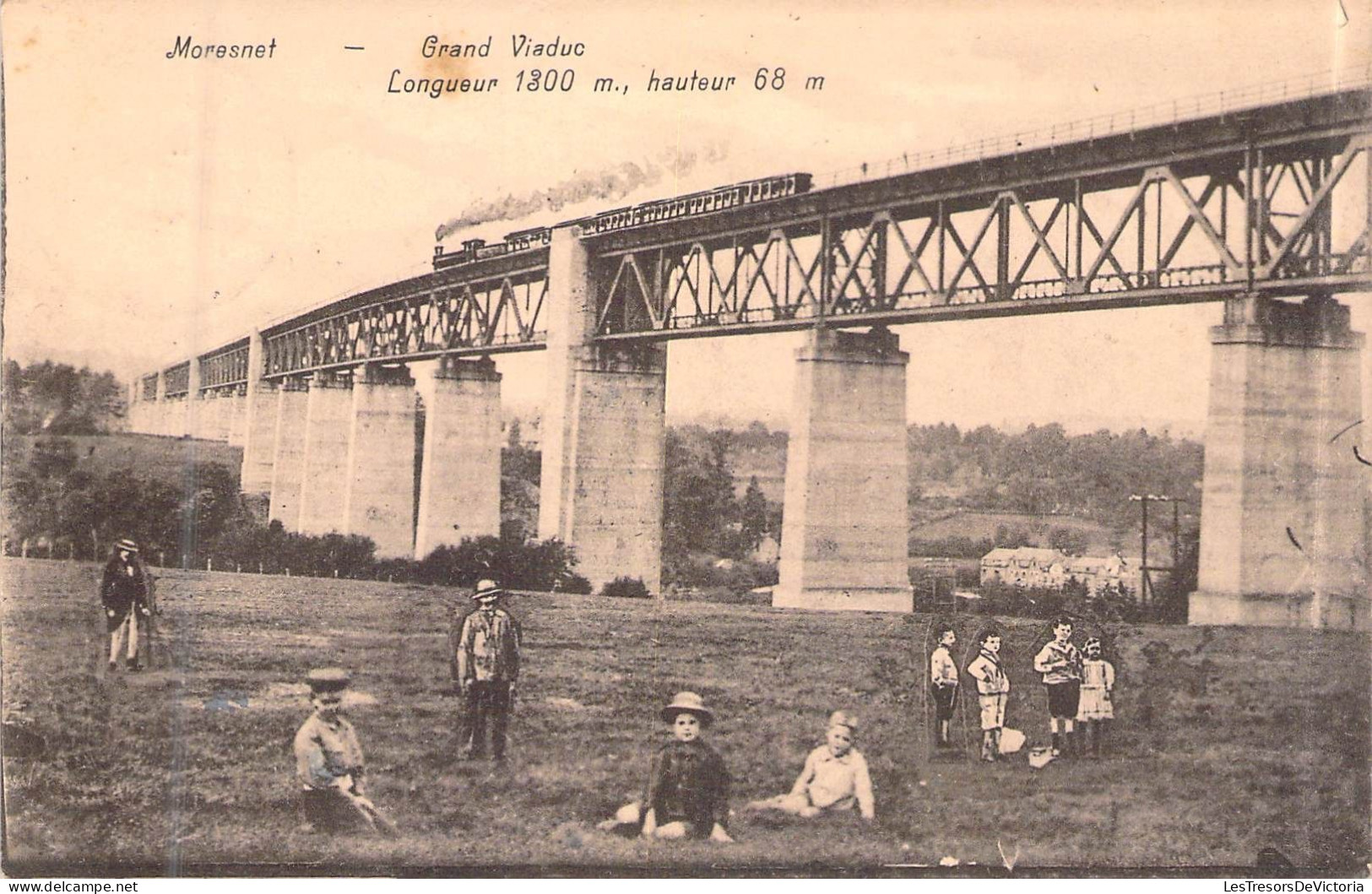 BELGIQUE - MORESNET - Grand Viaduc - Longueur 1300M Hauteur 68 M - Code Postale Ancienne - Other & Unclassified