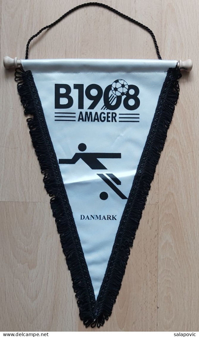 B1908 Amager Denmark Football club Fussball Futebol Soccer Calcio PENNANT, SPORTS FLAG ZS 1 KUT - Habillement, Souvenirs & Autres