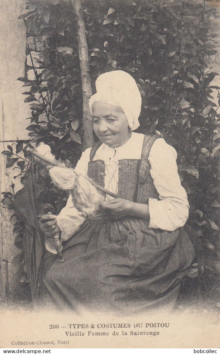 POITOU : Vieille Femme De La Saintonge - Poitou-Charentes