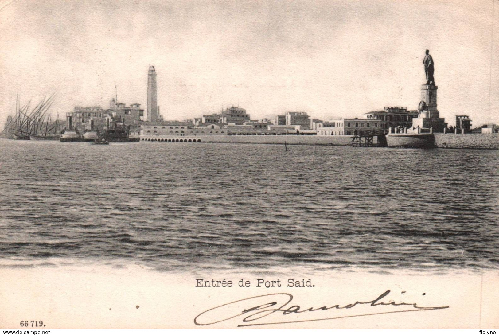 Port Saïd - Entrée De La Ville Par Le Port - égypte Egypt - Puerto Saíd