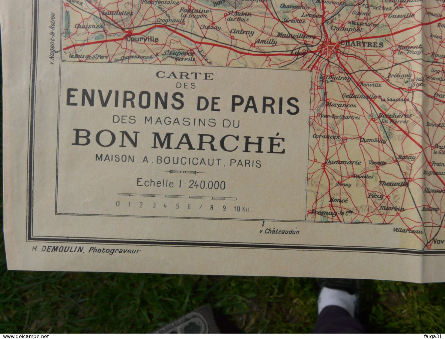 AGENDA BUVARD AU BON MARCHE 1912 MAISON A. BOUCICAUT,COUVERTURE TOILEE avec plan de Paris