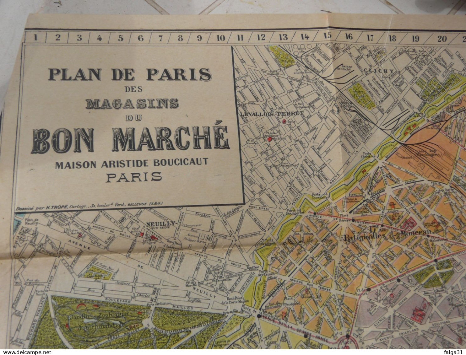 AGENDA BUVARD AU BON MARCHE 1912 MAISON A. BOUCICAUT,COUVERTURE TOILEE avec plan de Paris