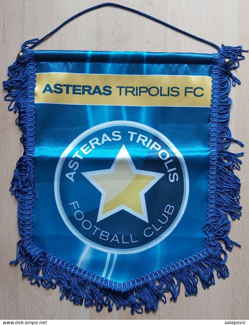 Asteras Tripolis FC Greece Football club Fussball Futebol Soccer Calcio PENNANT, SPORTS FLAG ZS 1 KUT - Habillement, Souvenirs & Autres