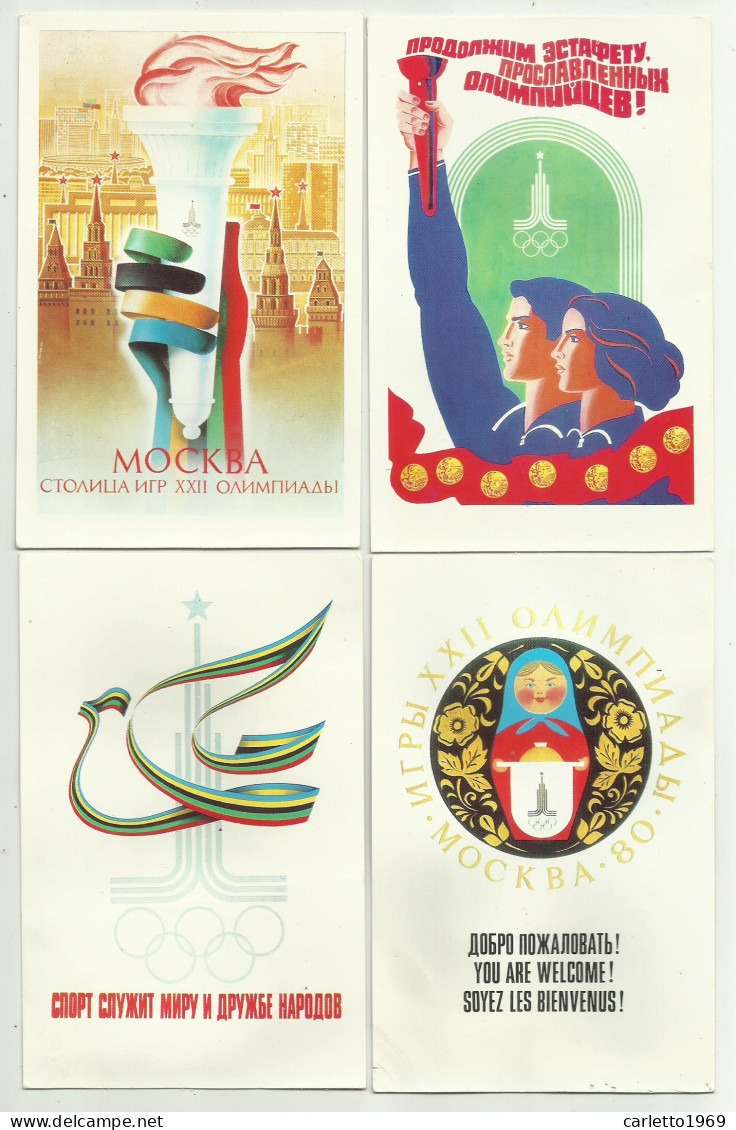 13 CARTOLINE OLIMPIADE DI MOSCA 1980  - NV FP - Olympic Games