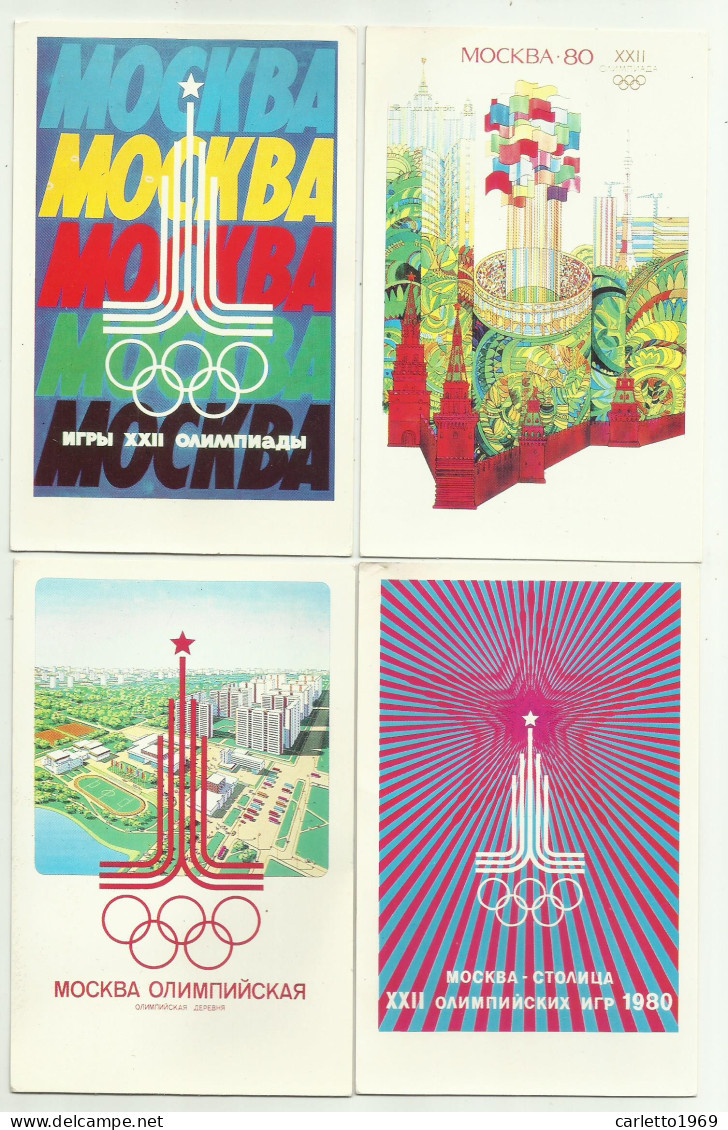 13 CARTOLINE OLIMPIADE DI MOSCA 1980  - NV FP - Olympic Games