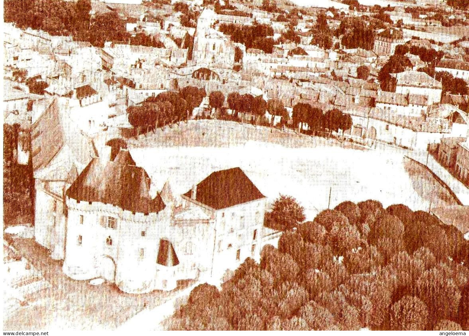 FRANCIA FRANCE - 1992 BARBEZIEUX ST.HILAIRE 10° Gemellaggio Con VIGNOLA (castello, Stemmi) Su Cartolina Speciale - 4011 - Châteaux