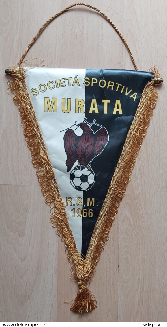 SS Murata San Marino Football club Fussball Futebol Soccer Calcio PENNANT, SPORTS FLAG ZS 1 KUT - Habillement, Souvenirs & Autres