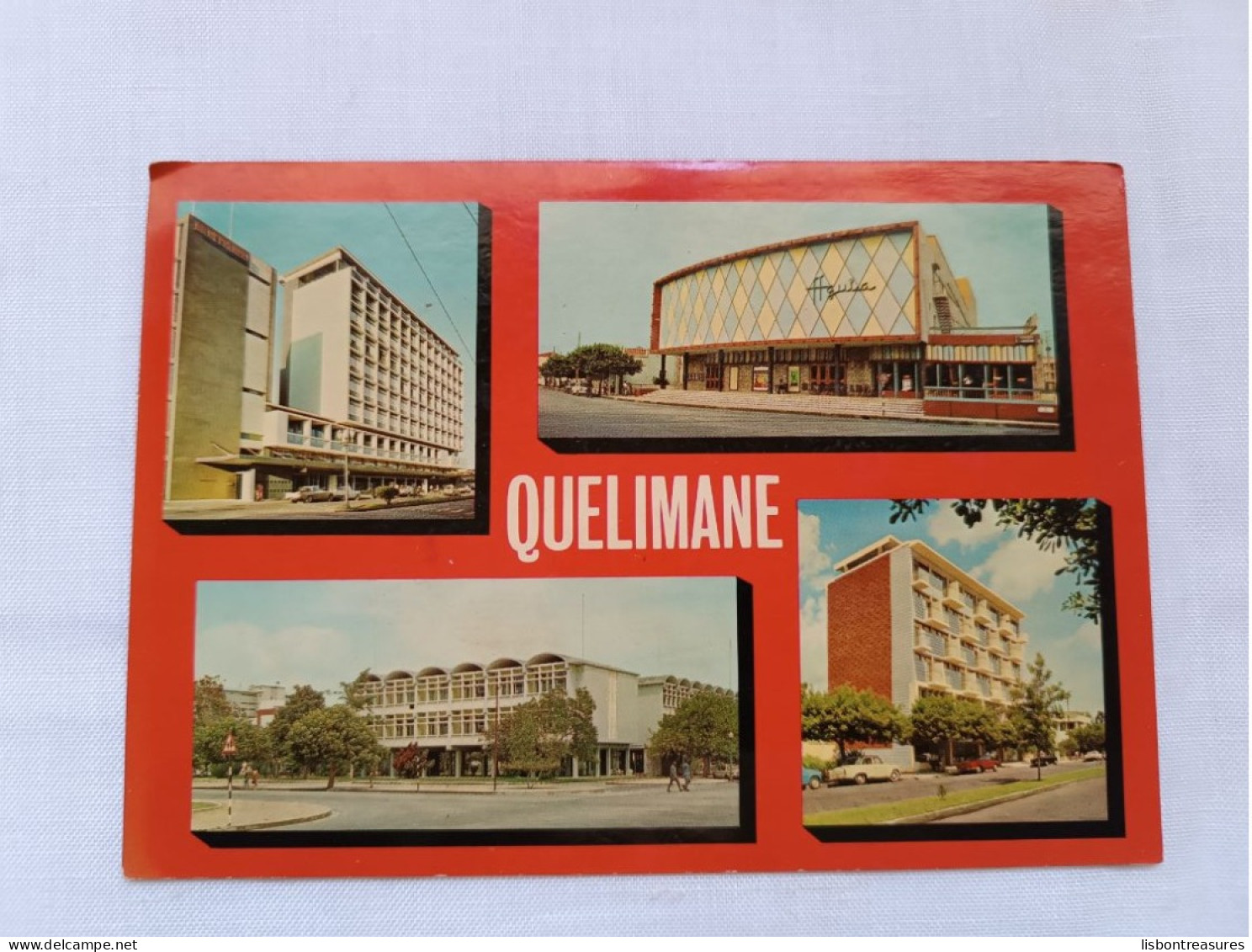 ANTIQUE POSTCARD MOZAMBIQUE QUELIMANE - 4 DIFFERENT VIEWS UNUSED - Mozambique