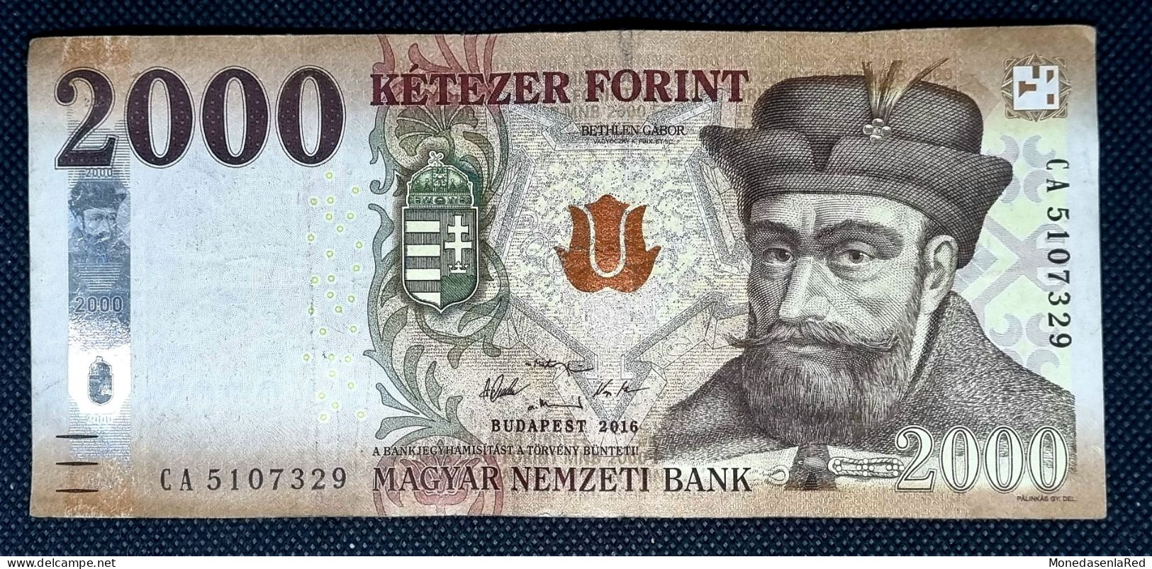 HUNGRIA / HUNGARY 2000 FLORINES / FORINT BUDAPEST 2016 P-204a - Hongrie