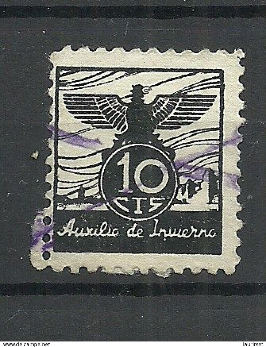 SPAIN Spanien Espana 1937 WINTER HELP Auxilio De Invierno Carity Wohlfahrt Winterhilfe O - Charity