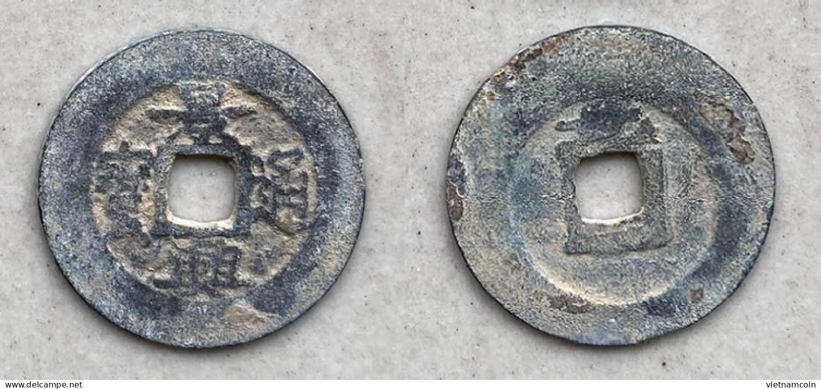 Ancient Annam Coin Canh Hung Thong Bao Reverse Below Bac - Le  Kings Under The Trinh 1740-1776 - Viêt-Nam