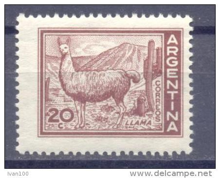 1961. Argentina, Mich.763, Animal, Lama, 1v,  Mint/** - Ongebruikt