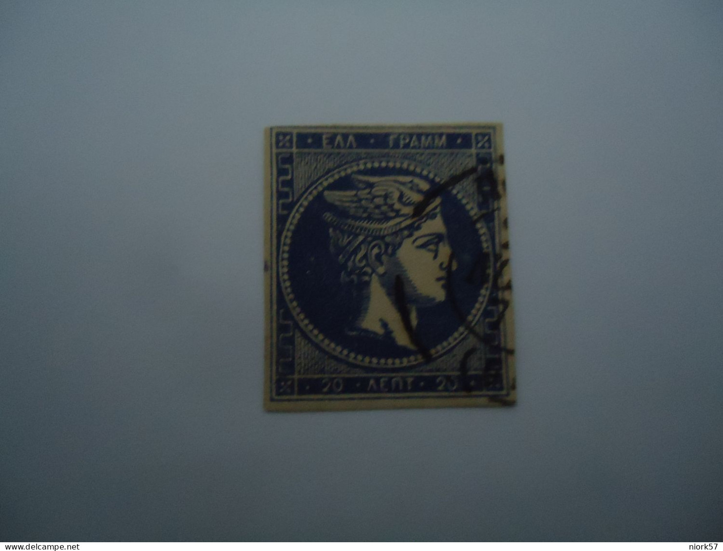 GREECE  USED  STAMPS  LARGE HEAD 20L 2 SCAN - Other & Unclassified