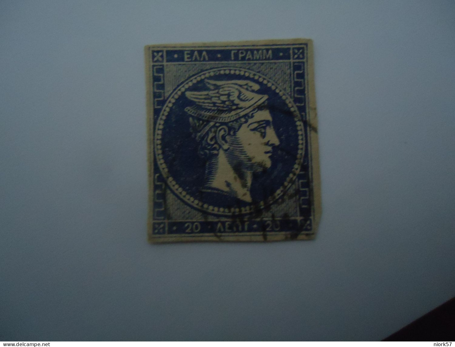 GREECE  USED  STAMPS  LARGE HEAD 20L 2 SCAN - Autres & Non Classés