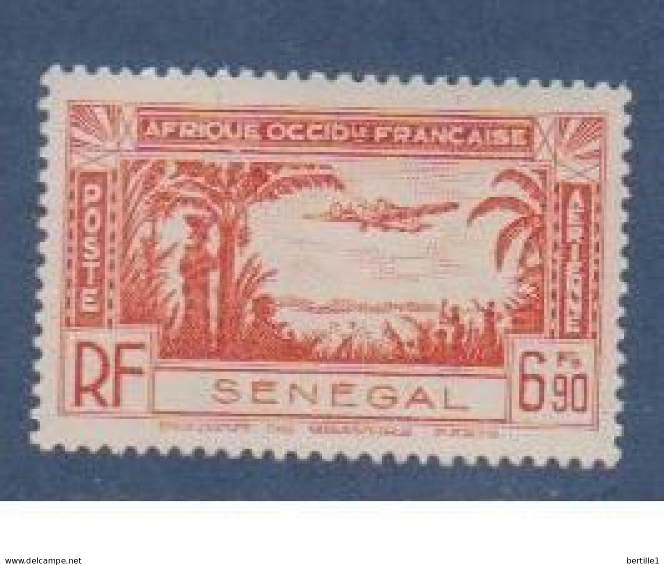 SENEGAL     N°  YVERT  N° PA 17  NEUF AVEC CHARNIERES  ( CHARN 03/33 ) - Poste Aérienne