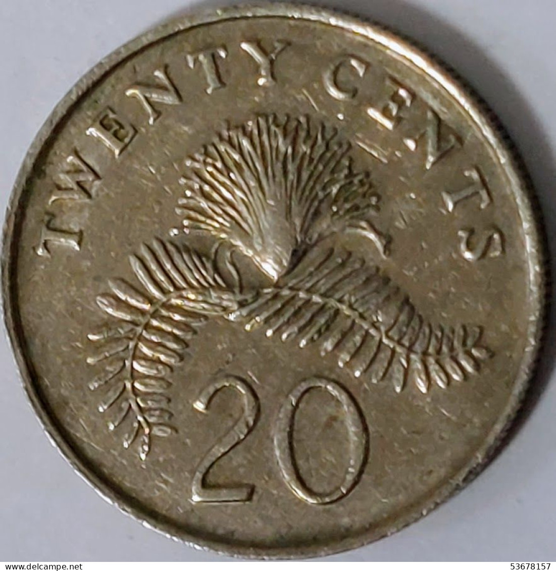 Singapore - 20 Cents 1991, KM# 52 (#2130) - Singapour