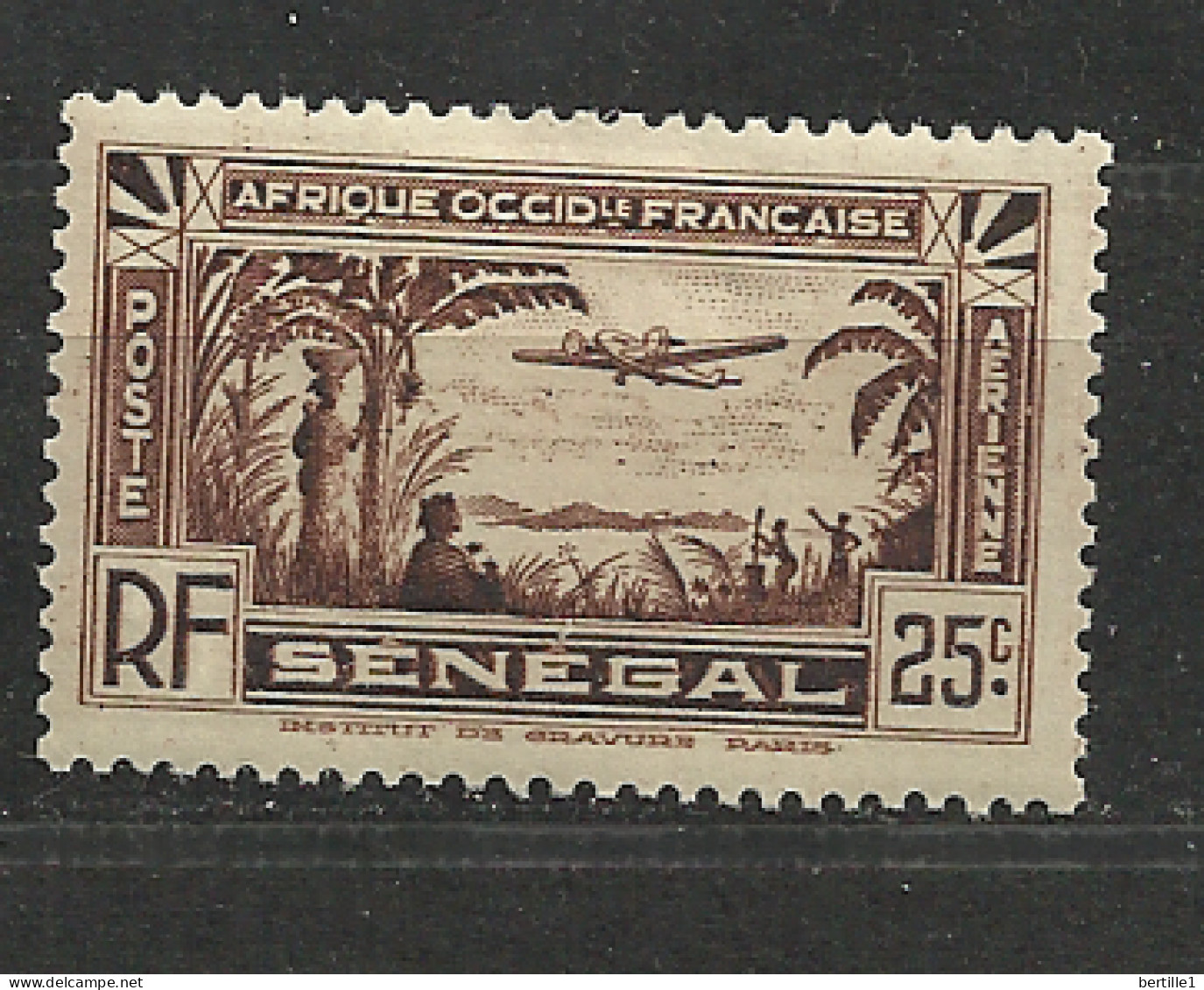 SENEGAL           N° YVERT  :    PA 1  NEUF SANS CHARNIERE        ( NSCH 2/ 43    ) - Airmail