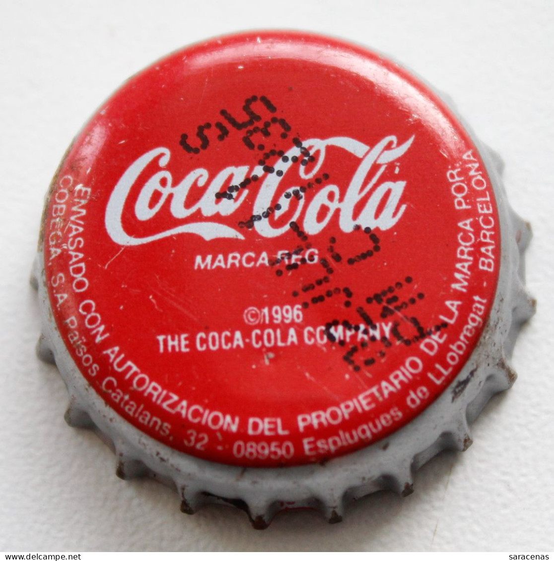 Spain Coca-Cola Barcelona 1996 Bottle Cap - Limonade