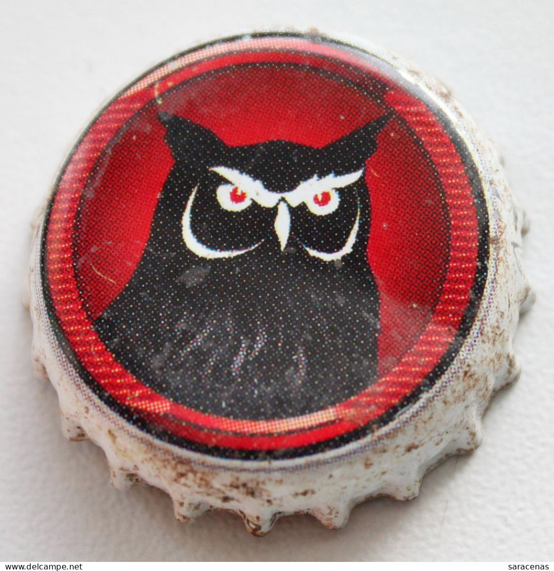 India Owl Beer Bottle Cap - Soda