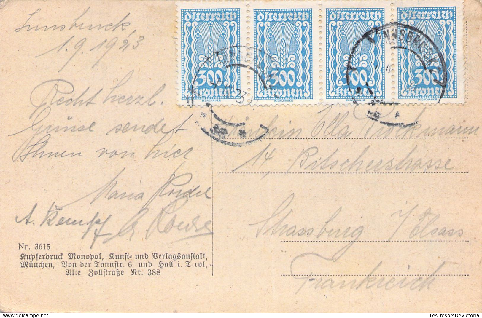AUTRICHE - INNSBRUCK - Triumphpforte - Carte Postale Ancienne - Andere & Zonder Classificatie