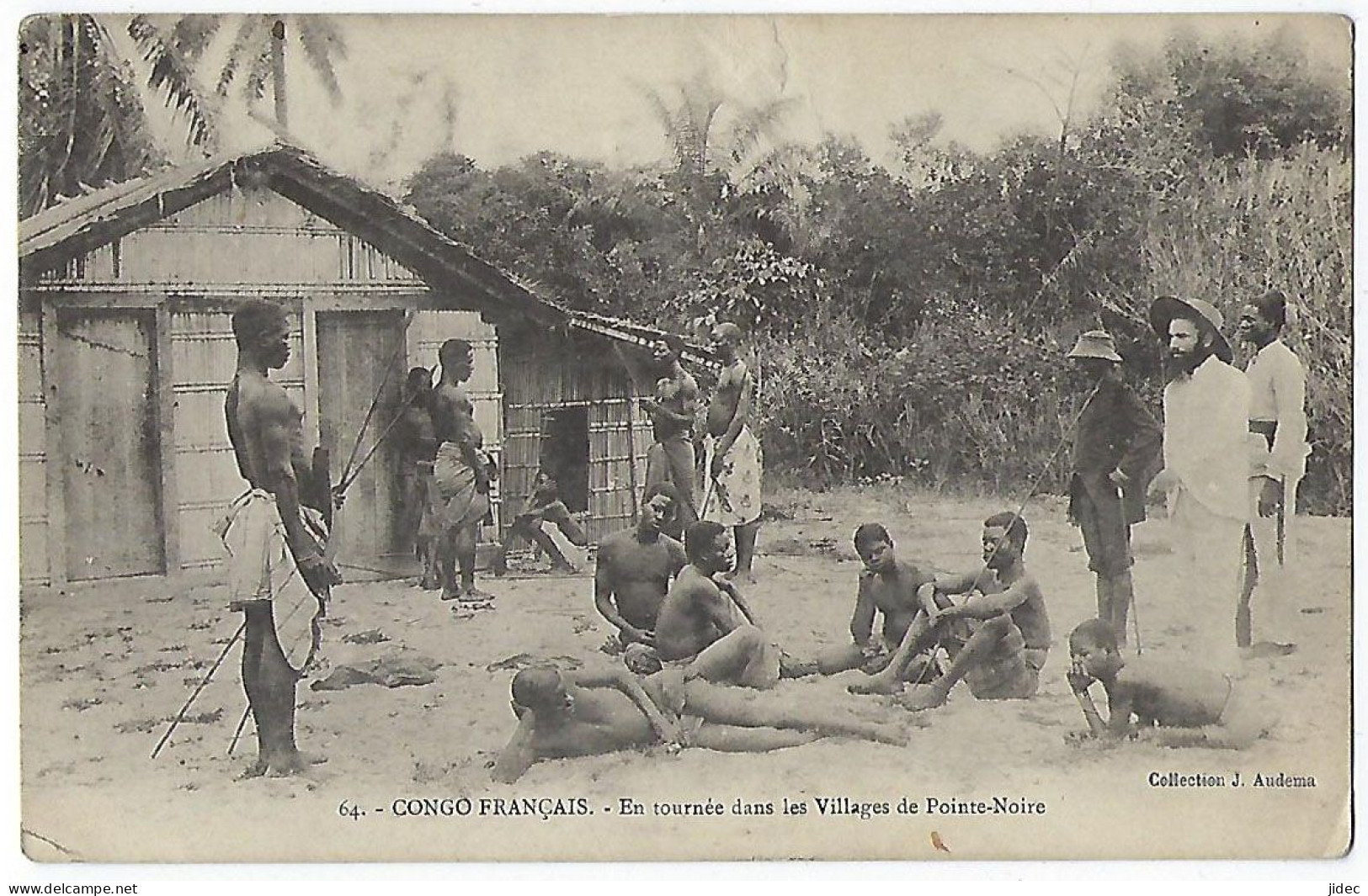 CPA Afrique Congo Français Brazzaville Missionnaire En Tournée Dans Les Villages De Pointe Noire Près De Diosso Tilala - Pointe-Noire