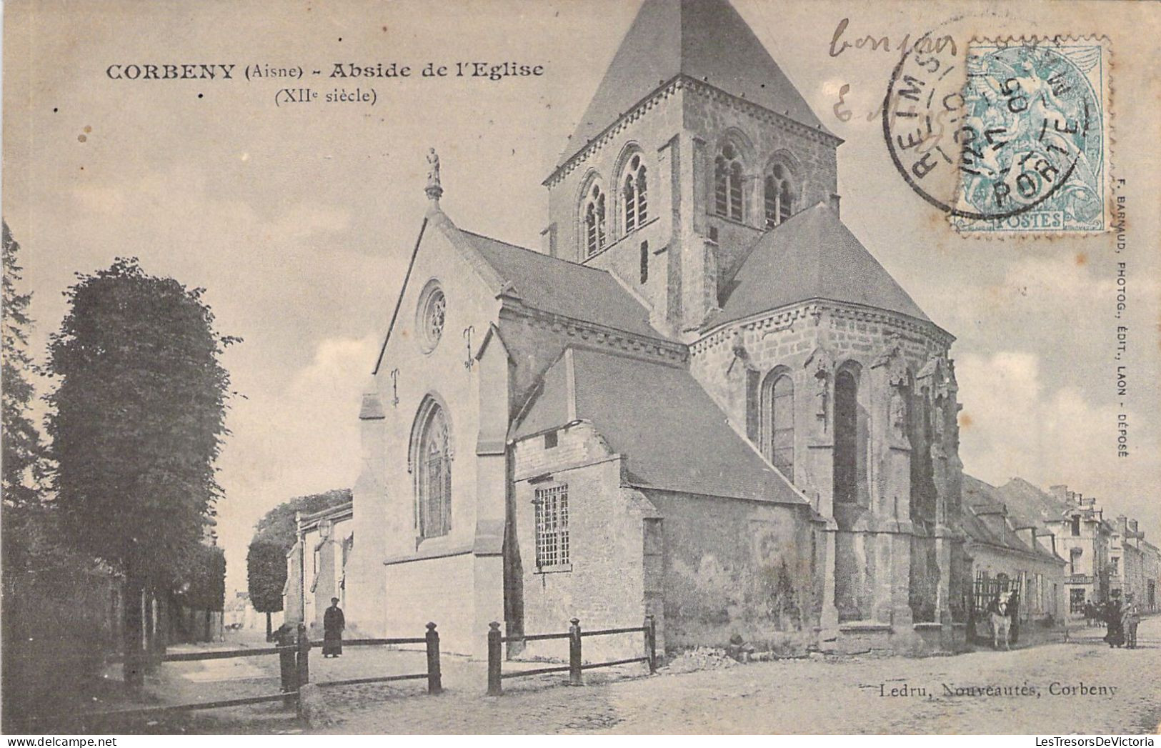 FRANCE - 02 - CORBENY - Abside De L'Eglise ( XIIe Siècle ) - Carte Postale Ancienne - Sonstige & Ohne Zuordnung