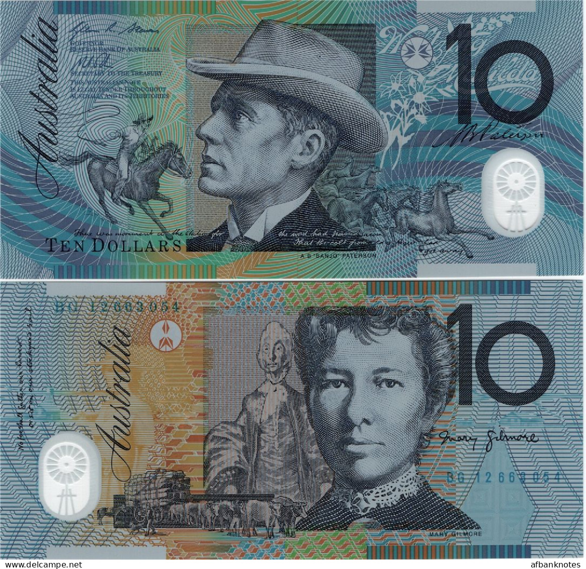 AUSTRALIA       10 Dollars       P-58f       (20)12       UNC - 2005-... (Polymer)