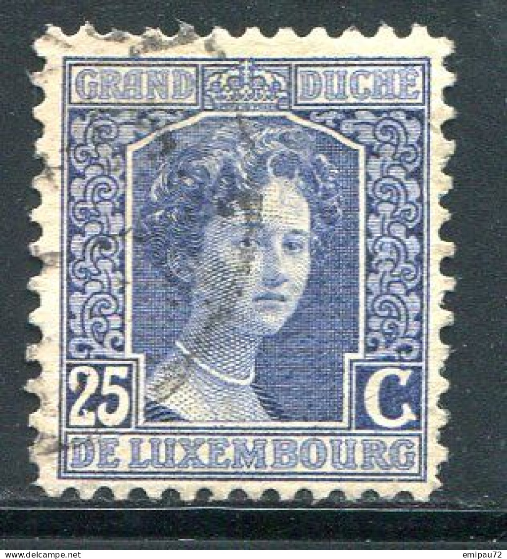 LUXEMBOURG- Y&T N°99- Oblitéré - 1914-24 Marie-Adélaida