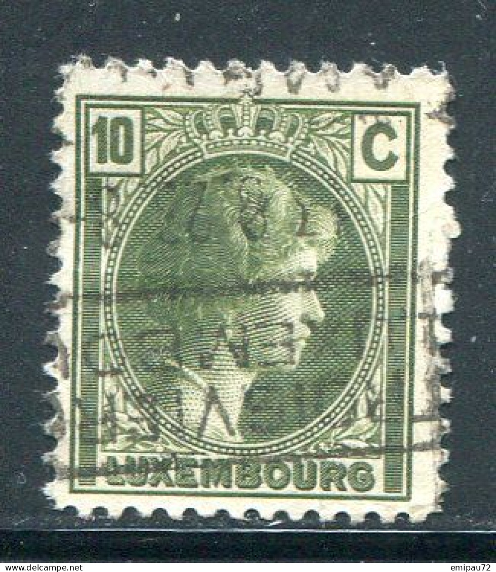 LUXEMBOURG- Y&T N°165- Oblitéré - 1926-39 Charlotte Right-hand Side