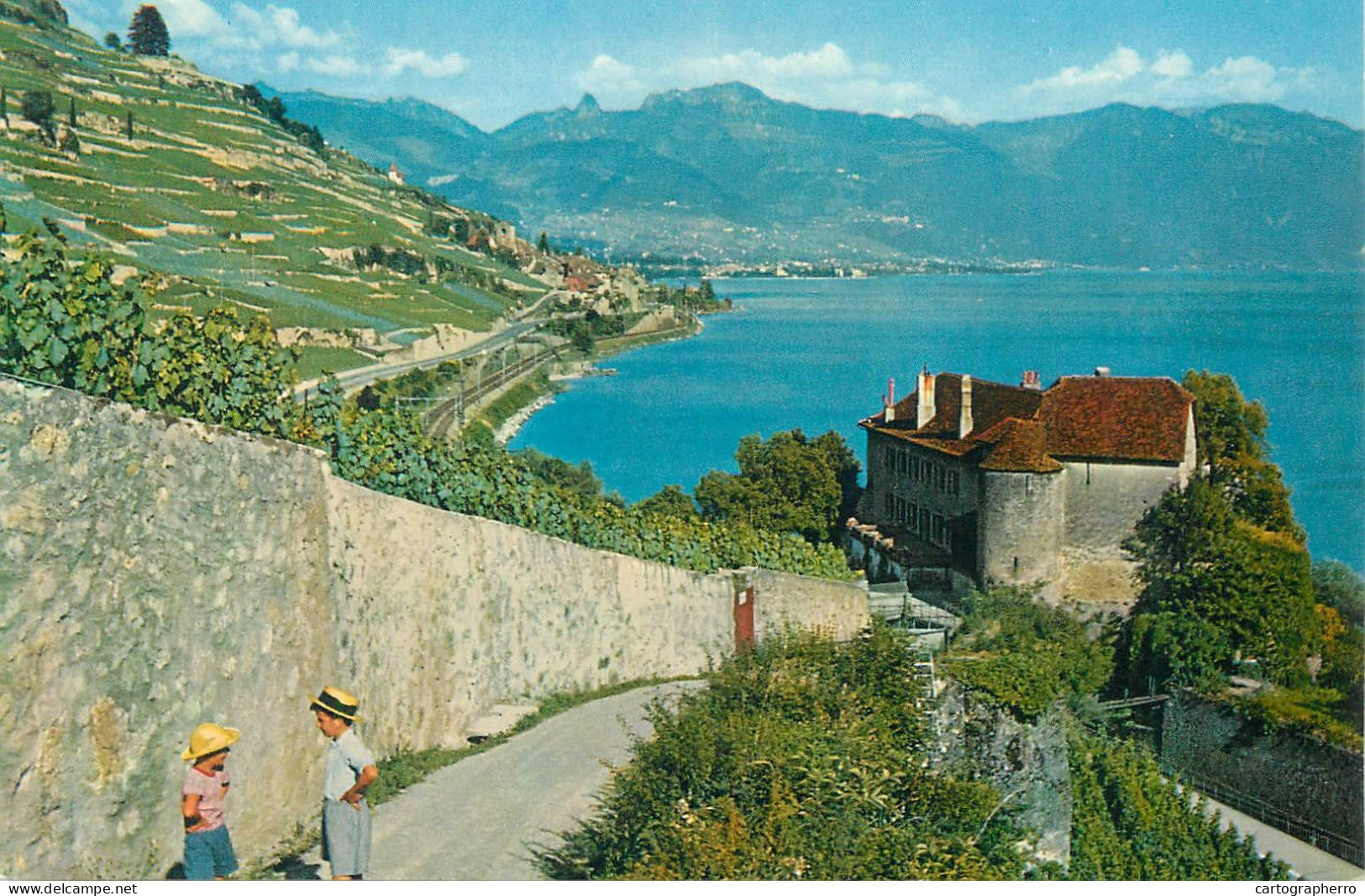 Switzerland Le Lavaux (lac Leman) Le Chateau De Glerolles Pres Rivaz - Vaz/Obervaz