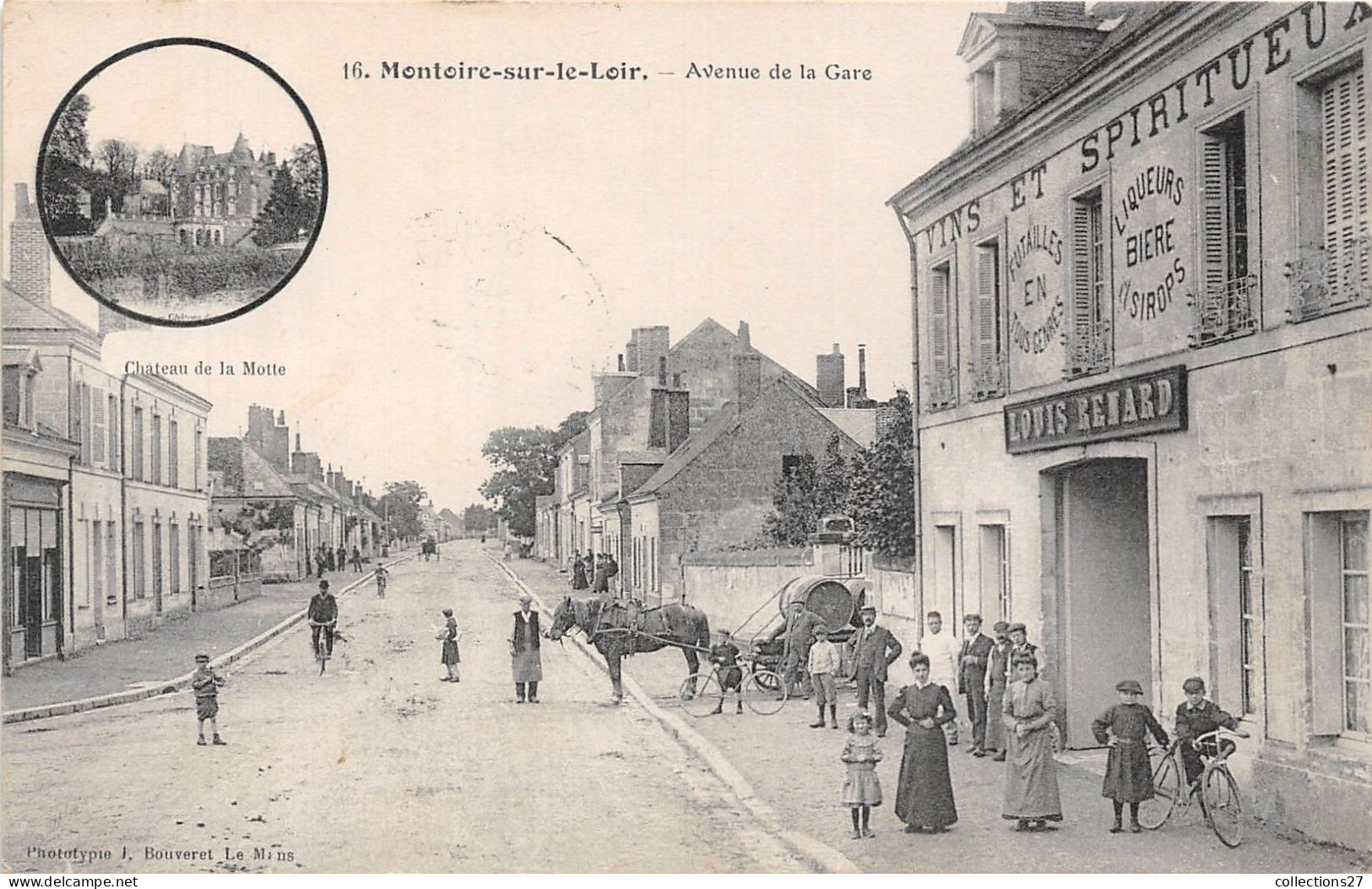 41-MONTOIRE-SUR-LE-LOIR- AVENUE DE LA GARE - Montoire-sur-le-Loir