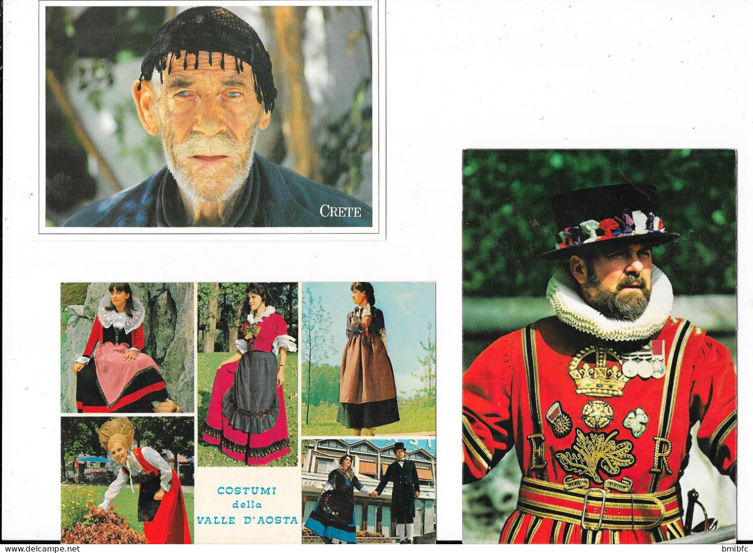 LOT De 200 CPSM Thème Folklore Européen Très Diversifiées écrites, Pas écrite (scan D'une Petite Partie Du Lot) - Collections & Lots