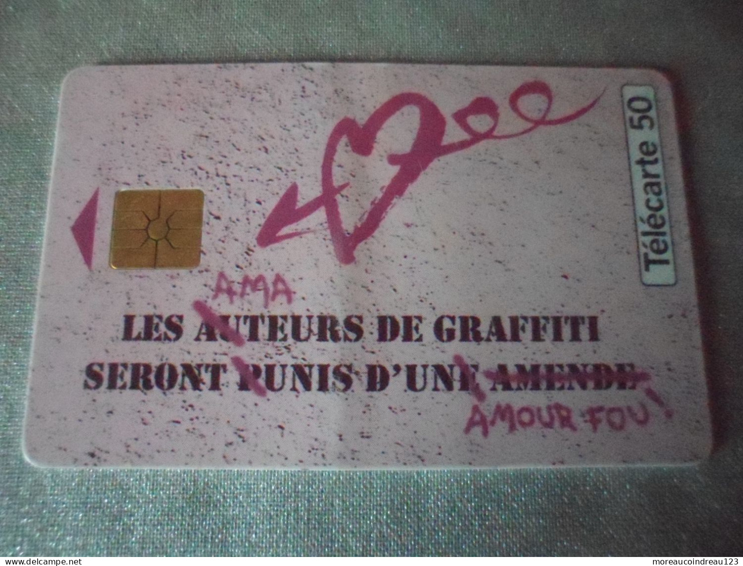 Télécarte Naf Naf Graffiti - Parfum