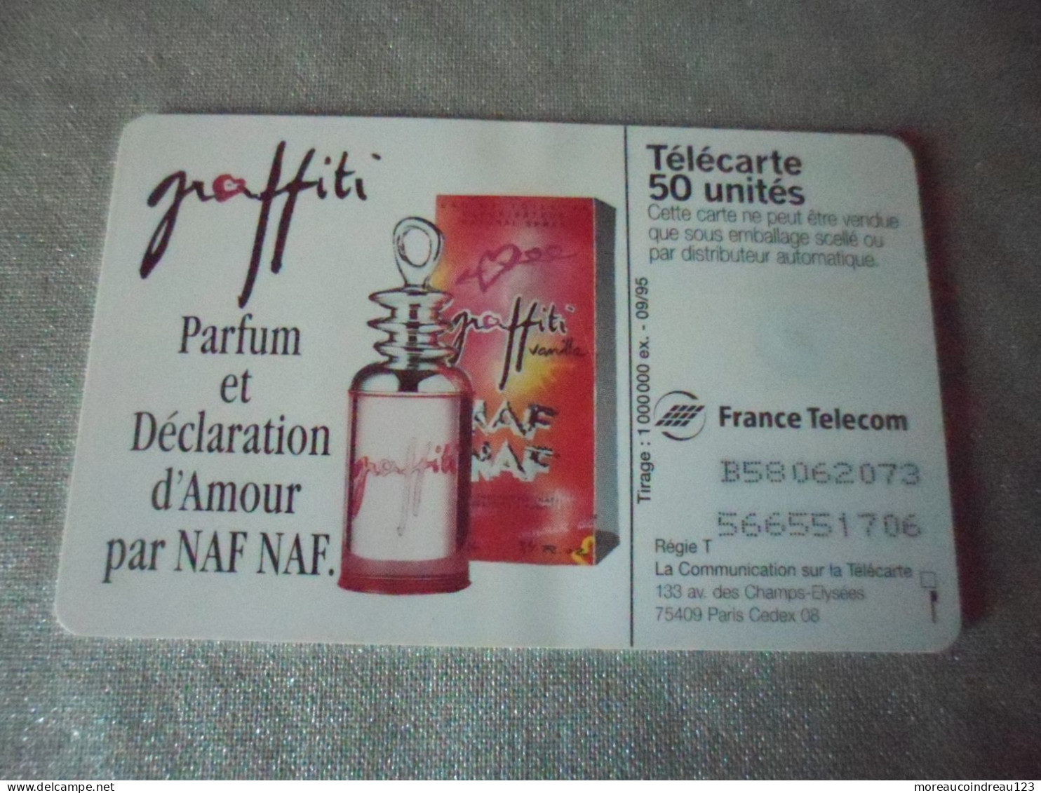 Télécarte Naf Naf Graffiti - Profumi